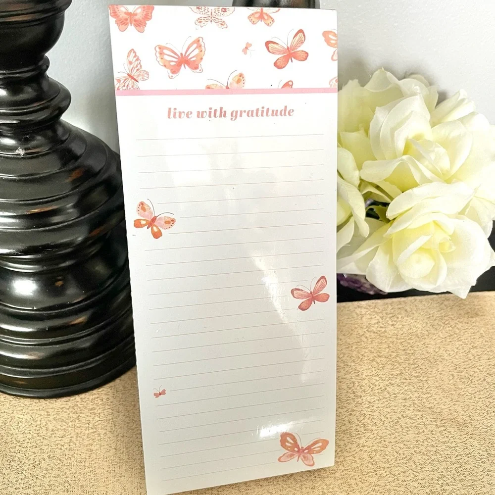 NWT Colorful Polka Dot Gratitude Notebook/Journal Notepad Stationery Bundle